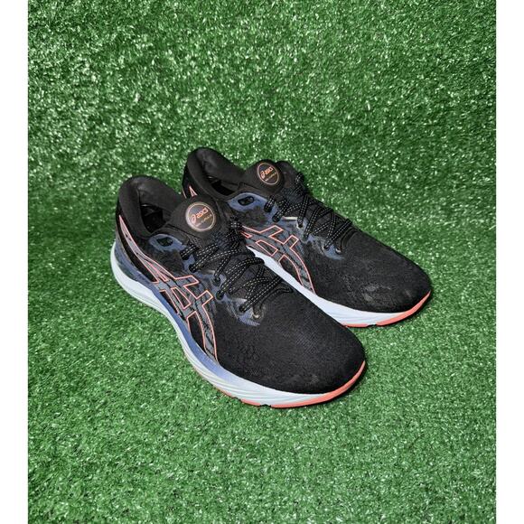 ASICS Gel-Cumulus 23 Women's Size 8.5 Black Blue Running Shoes Athletic Sneakers - Picture 2 of 9